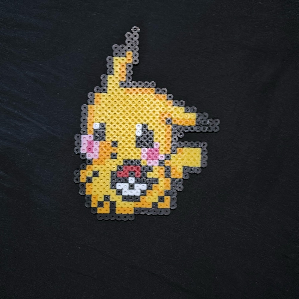 Pikachu Pokemon perler bead